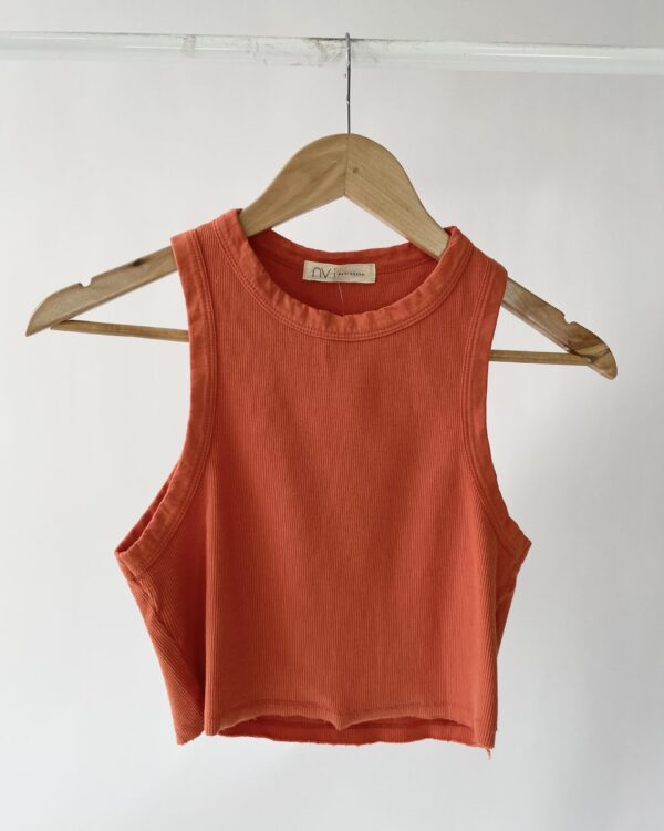 Blusa croped terracota NV - P - VENDIDO SISTEMA OTO