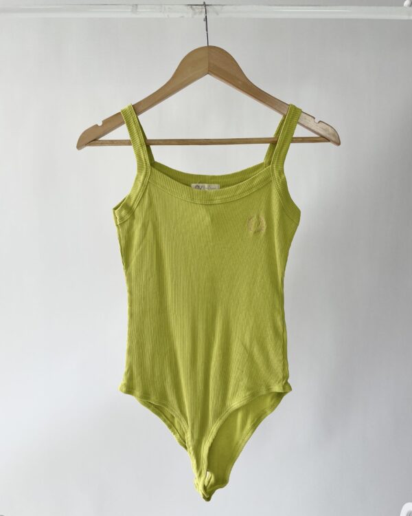 Body canelado verde NV - P - VENDIDO SISTEMA OTO