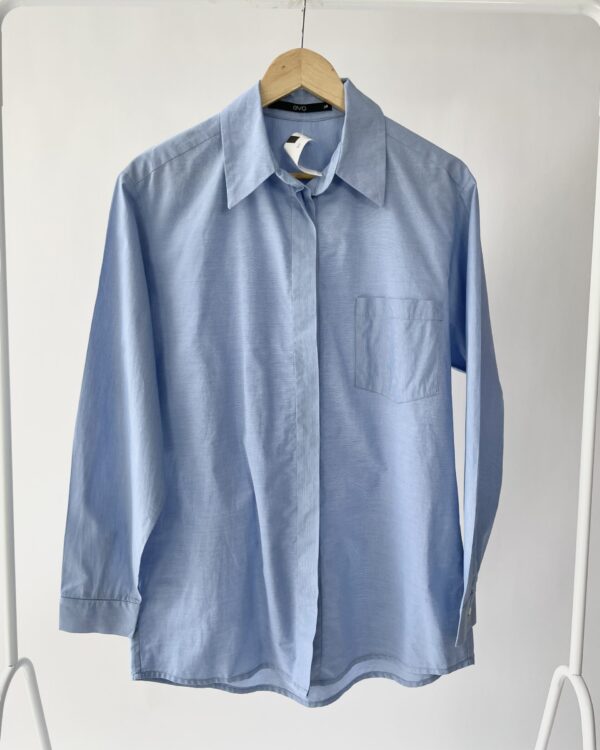 Camisa algodão azul EVA - 38 - VENDIDO SISTEMA OTO