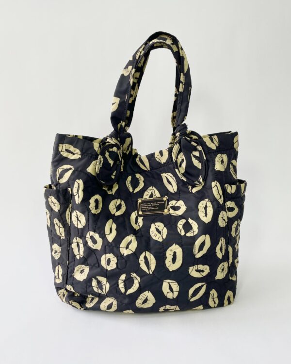 Bolsa preta lona estampa boca MARC JACOBS - VENDIDO SISTEMA OTO