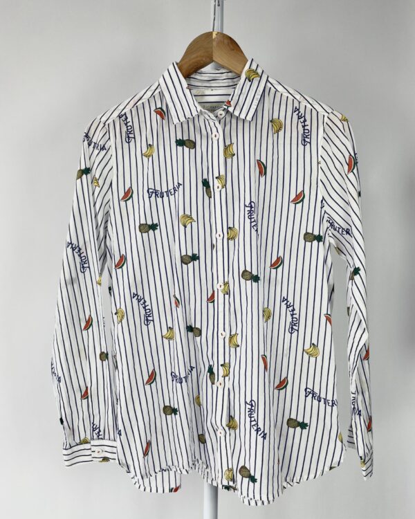 Camisa listrada frutas RICHARDS - P - VENDIDO SISTEMA OTTO