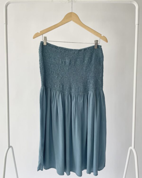 Saia midi lastex no cos azul ATEEN - 40