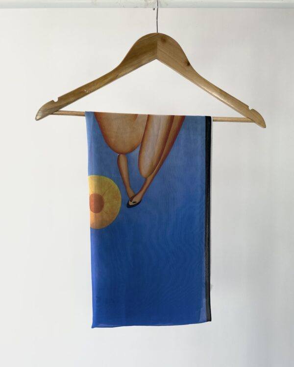 Lenço seda TARSILA DO AMARAL - VENDIDO SISTEMA OTO