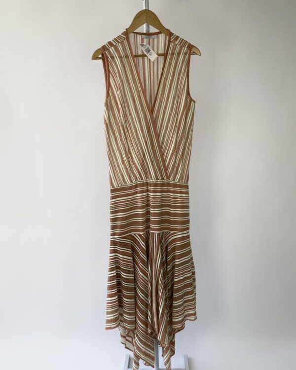 Vestido tricot listrado com lurex ATEEN - G - VENDIDO SISTEMA OTO