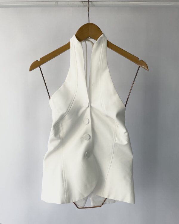 Blusa branca com amarração CURADORIA BRAND STORE - G - VENDIDO SISTEMA OTO