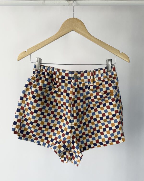 Short sarja quadriculado FARM - 36 - VENDIDO SISTEMA OTO