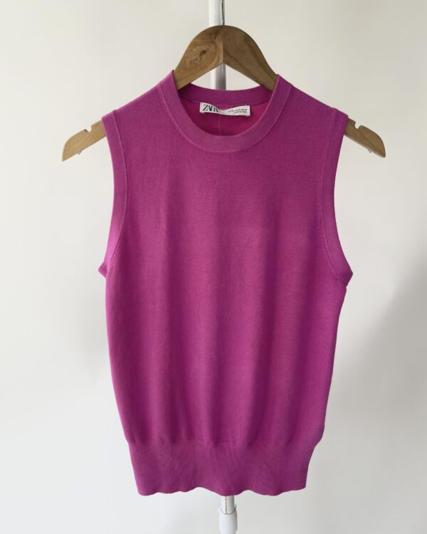 Blsua fucsia ZARA - M - VENDIDO SISTEMA OTO