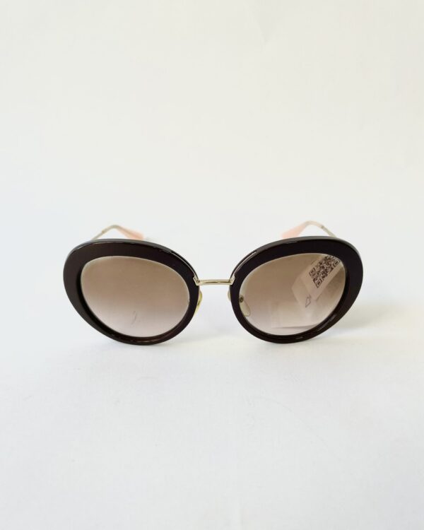 Óculos marrom PRADA - VENDIDO SISTEMA OTO