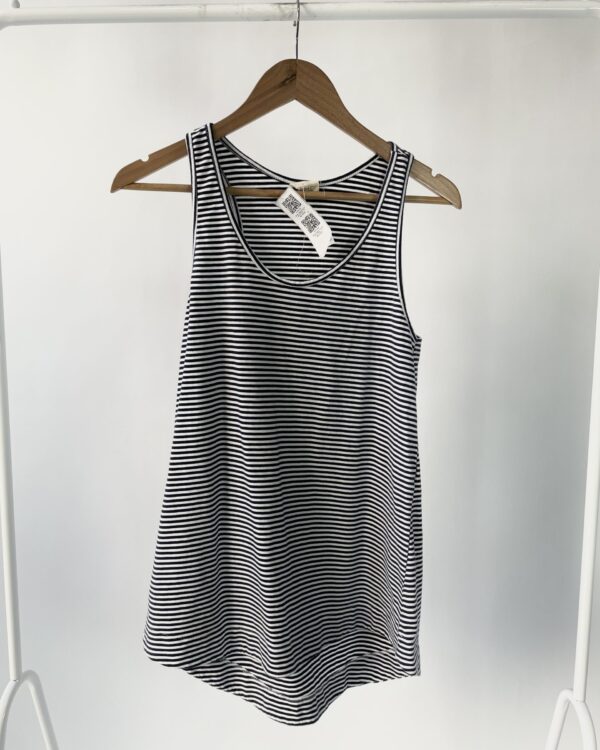 Blusa regata listras azuis AME - M - VENDIDO SISTEMA OTO