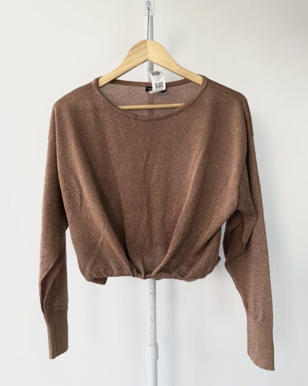 Blusa cobre manga com lurex LE LIS BLANC - PP - VENDIDO SISTEMA OTO