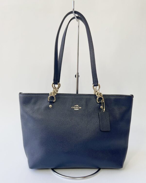 Bolsa media azul marinho COACH - VENDIDO SISTEMA OTO