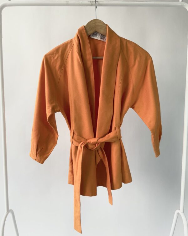 Blazer laranja sarja com faixa NV - PP - VENDIDO SISTEMA OTO