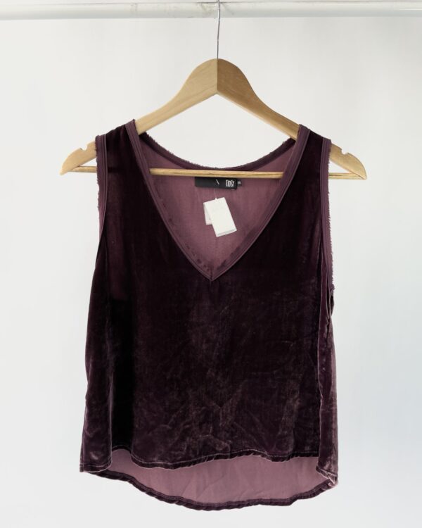 Regata roxa veludo TIDSY -36 - VENDIDO SISTEMA OTO