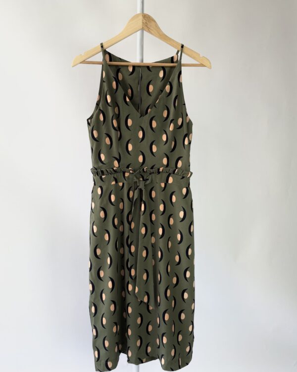 Vestido midi verde estampado MARIA FILO - P - VENDIDO SISTEMA OTO