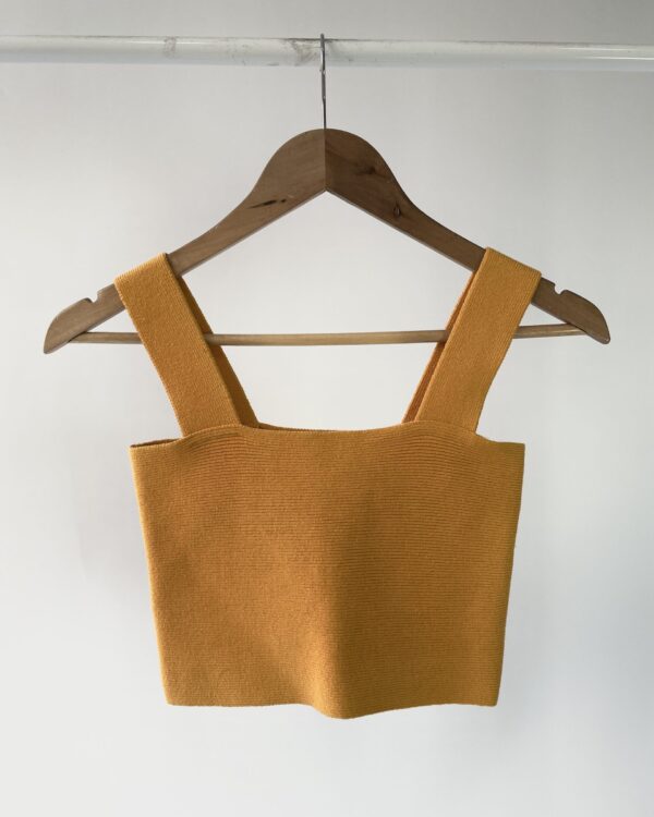 Cropped tricot laranja ANIMALE - P - VENDIDO SISTEMA OTO