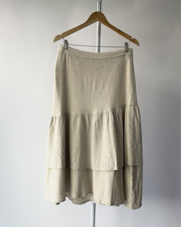 Saia midi cru LIZIE - M - VENDIDO SISTEMA OTO