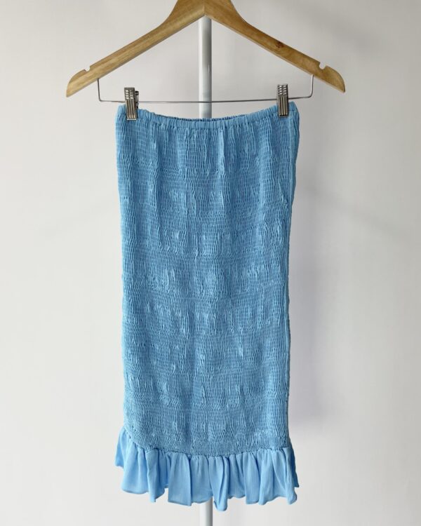 Vestido curto lastéx azul SOFIA - P * nunca usado * - VENDIDO SISTEMA OTO