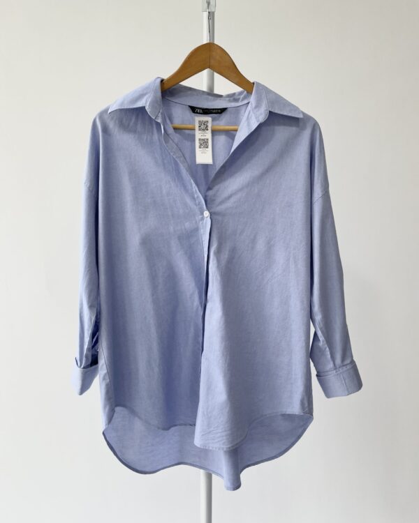 Camisa azul ZARA - PP - VENDIDO SISTEMA OTO