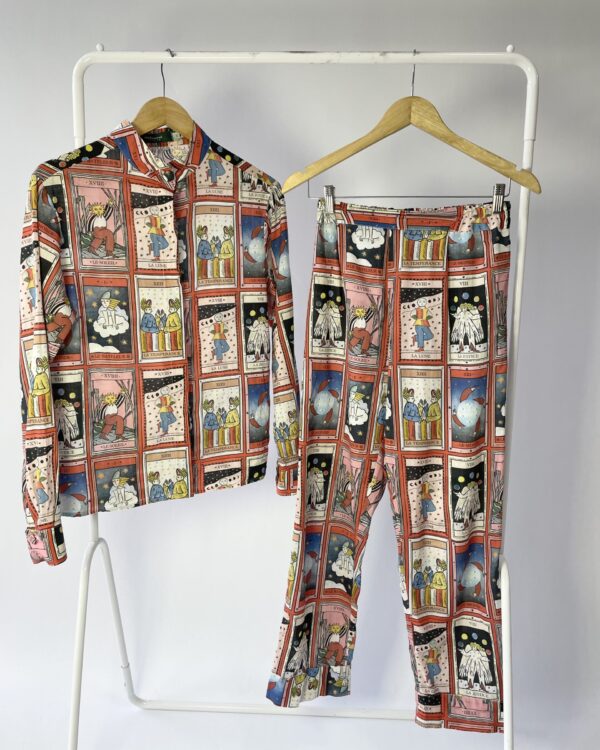 Conjunto camisa e calça estampada MADNOMAD - PP - VENDIDO SISTEMA OTO