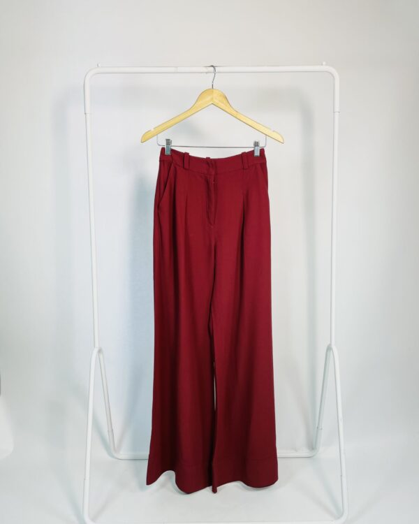 Calça alfaiataria terracota CRIS BARROS - 36 - VENDIDO SISTEMA OTO