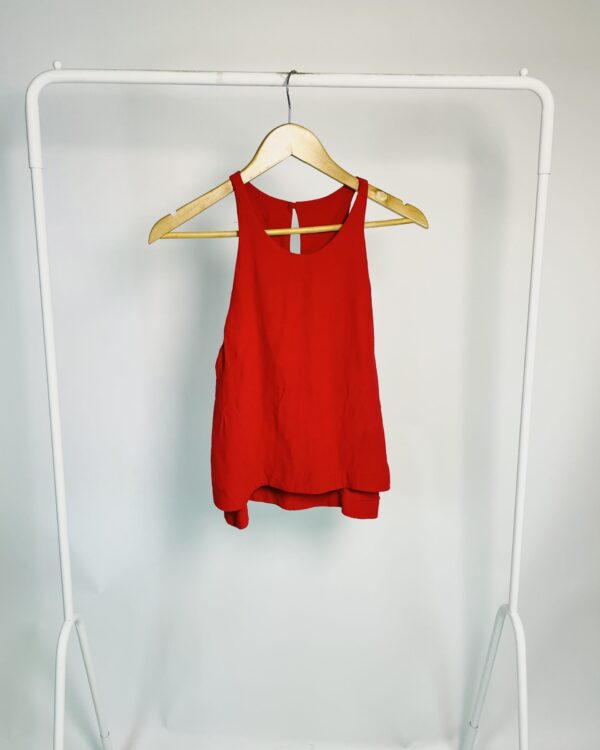 Blusa regata vermelha MARIA FILÓ - P - VENDIDO SISTEMA OTO