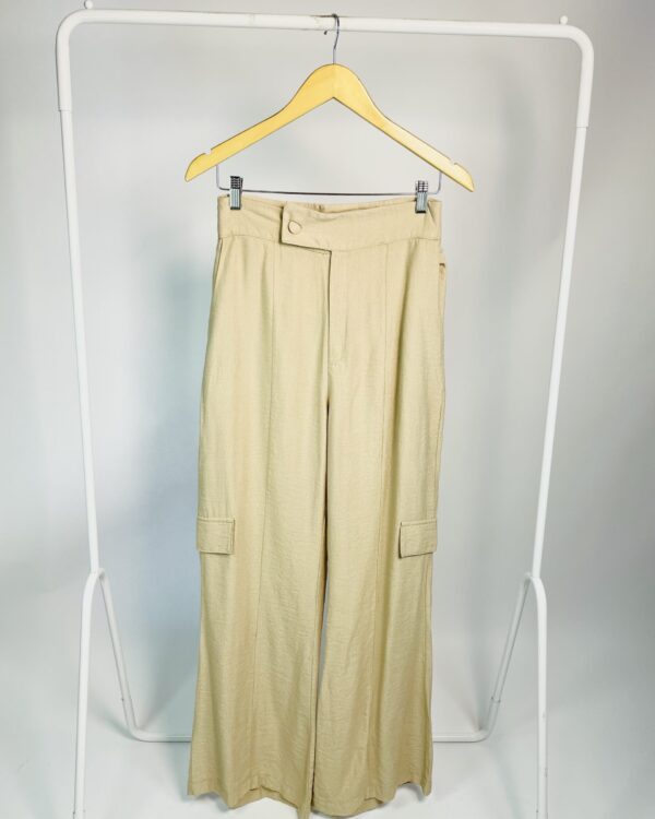 Calça alfaiataria areia CORGIE - P - VENDIDO SISTEMA