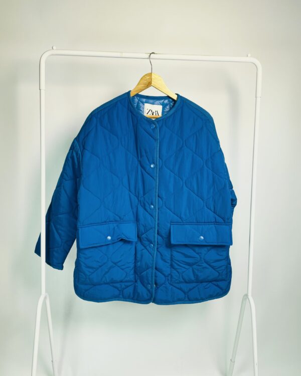 Casaco azul bic metalasse ZARA - P - VENDIDO SISTEMA OTO