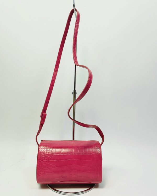 Bolsa rosa cilindro com alça tiracolo ZARA - VENDIDO SISTEMA OTO