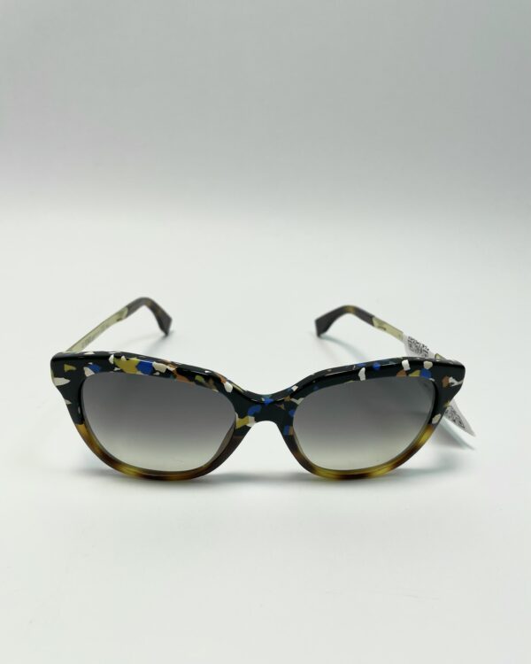 Óculos marrom armação estampada FENDI - VENDIDO SISTEMA OTO