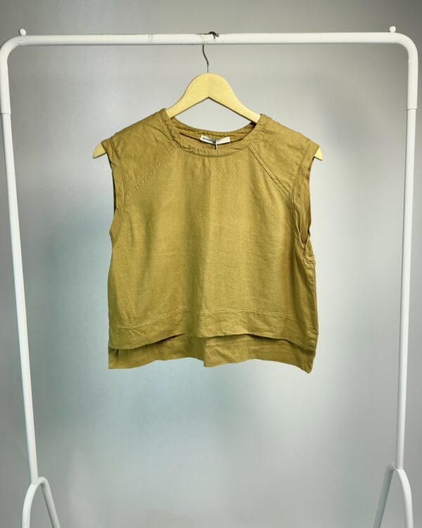 Blusa linho caramelo DRESS TO -P - VENDIDO SISTEMA OTO