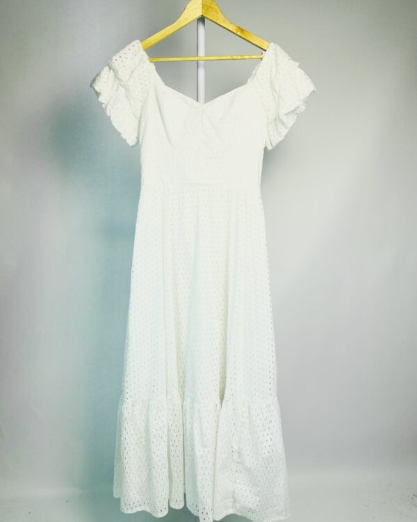 Vestido branco ombro a ombro laise LITT - 40 - VENDIDO SISTEMSA OTO