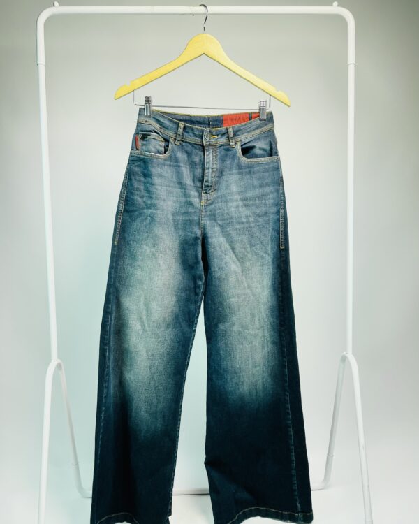 Calça jeans lavagem escura ELLUS - 36 - VENDIDO SISTEMA OTO