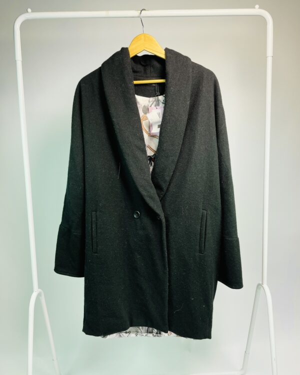 Trench coat alongado lã batida CARMIN - G - VENDIDO SISTEMA OTO