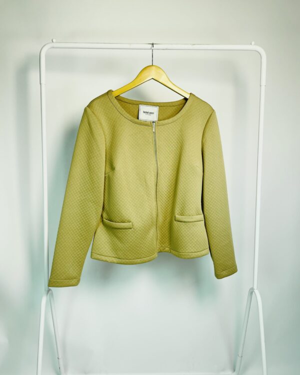 Jaqueta bege metalasse HERVE LEDGER - GG