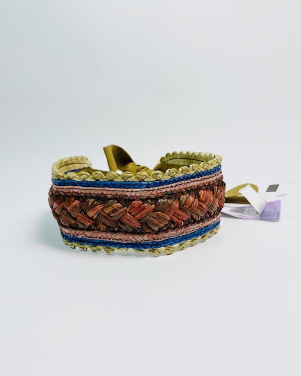 Cinto de palha colorido EXQUISITE J