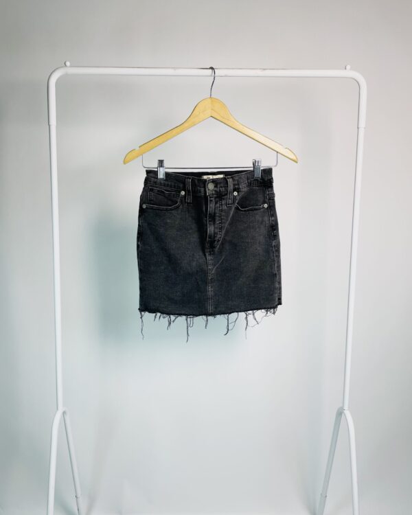 Saia curta jeans black MADEWELL - 34