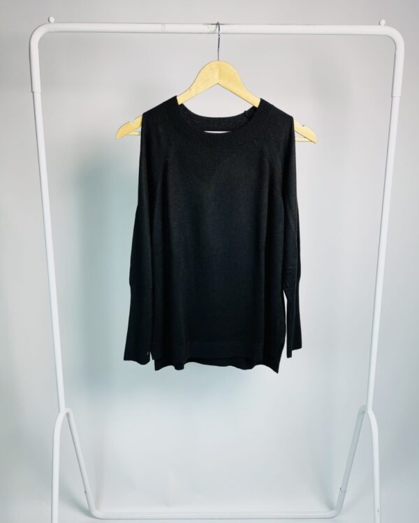 Blusa tricot preta ATEEN - P - VENDIDO SISTEMA OTO