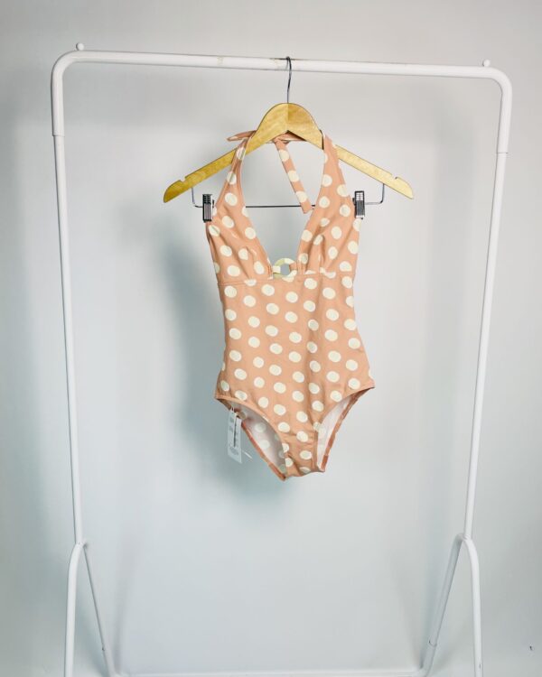 Maiô frente única rosé estampa poá ERES - 40 *nunca usado*