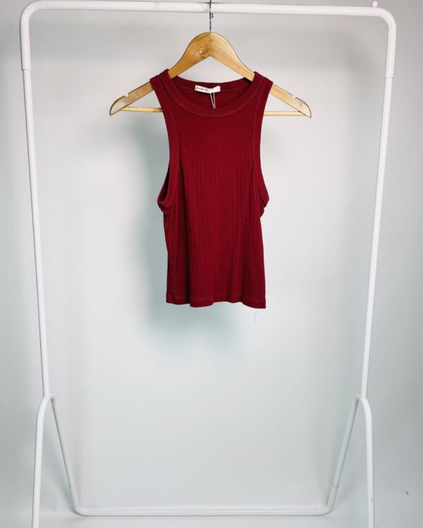 Regata bordô canelada DRESS TO - P - VENDIDO SISTEMA OTO