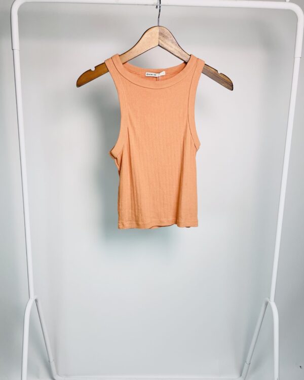 Regata laranja canelada DRESS TO - P - VENDIDO SISTEMA OTO