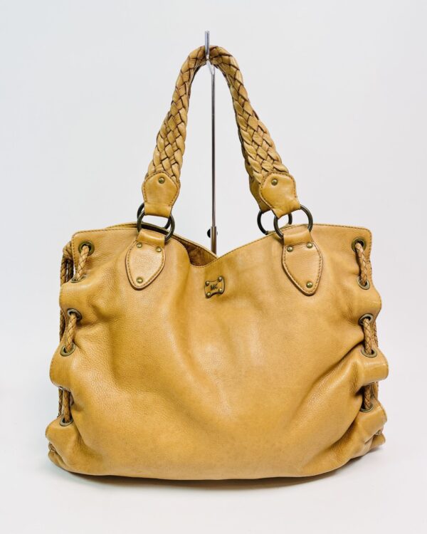 Bolsa couro caramelo alças trançadas MICHAEL KORS - VENDIDO SISTEMA OTO