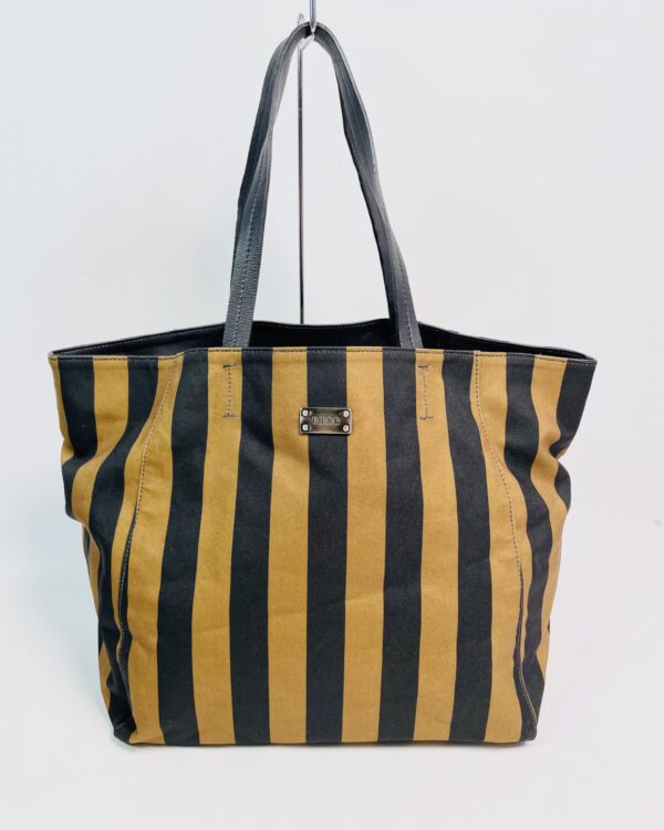 Bolsa listrada preta e verde musgo THAG - VENDIDO SISTEMA OTO