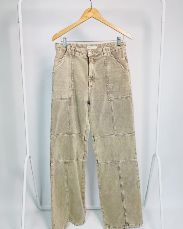 Calça marrom cargo 'Ana' NV - 38 - VENDIDO SISTEMA OTO