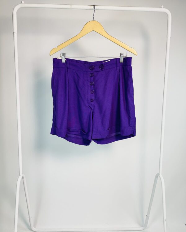 Short roxo com botões 'Camis' NV - 40 - VENDIDO SISTEMA OTTO