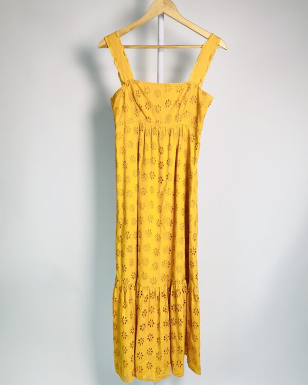 Vestido terracota laise alça desfiada ANIMALE - 36 - VENDIDO SISTEMA OTO