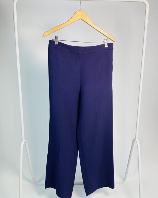 Calça roxa alfaitaria ocm zíper prata lateral NK - 40 - VENDIDO SISTEMA OTO