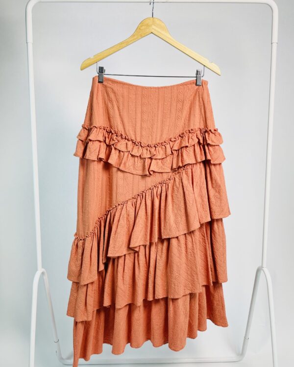 Saia midi terracota laise NV - 40