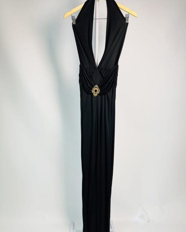 Macacão malha fria preto com fivela LANÇA PERFUME - 36 - VENDIDO SISTEMA OTO