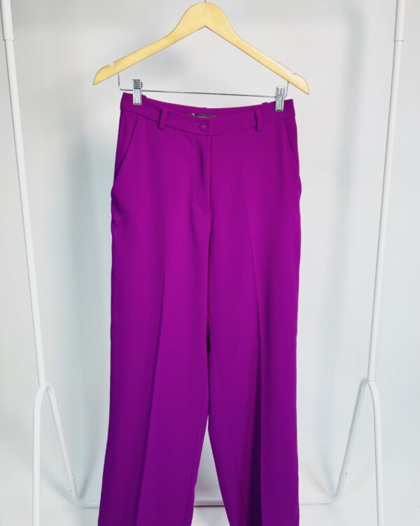 Calça roxa pantalona AMISSIMA - 36 *nunca usado*