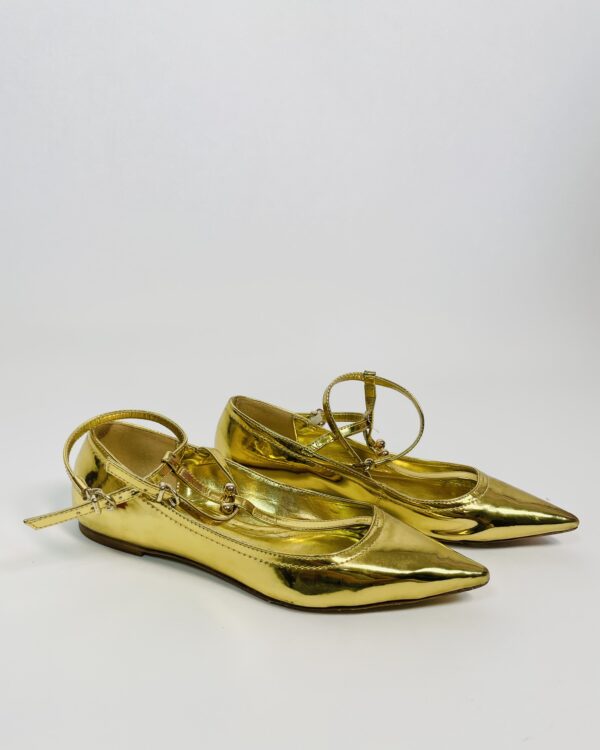 Sapatilha dourada BO.BÔ - 36 - VENDIDO SISTEMA OTO